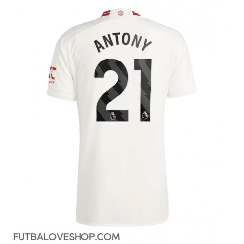 Dres Manchester United Antony #21 Tretina 2023-24 Krátky Rukáv